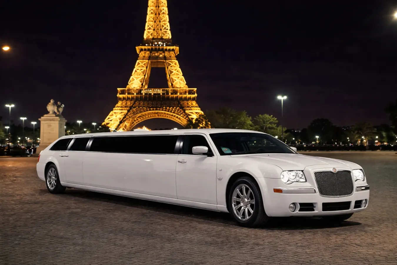 Limousine Chrysler 300C avec chauffeur à Paris