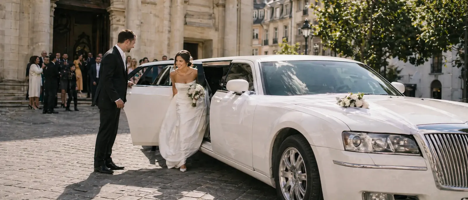 Location limousine mariage Paris avec chauffeur privé